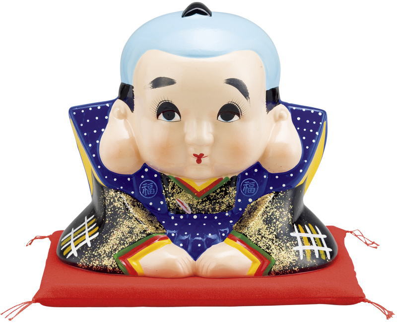 福助(座布団付) 縁起用品