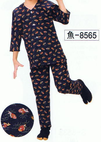 子供シャツ・パンツセット 魚-8565 子供シャツ・パンツセット