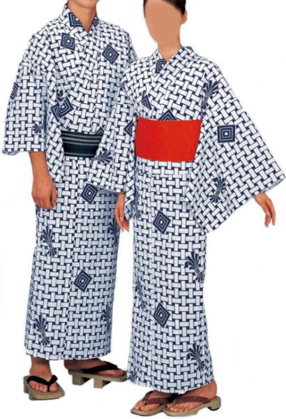 お揃いゆかたお仕立上り(裄長キング巾) 東-3355-S お揃いゆかた