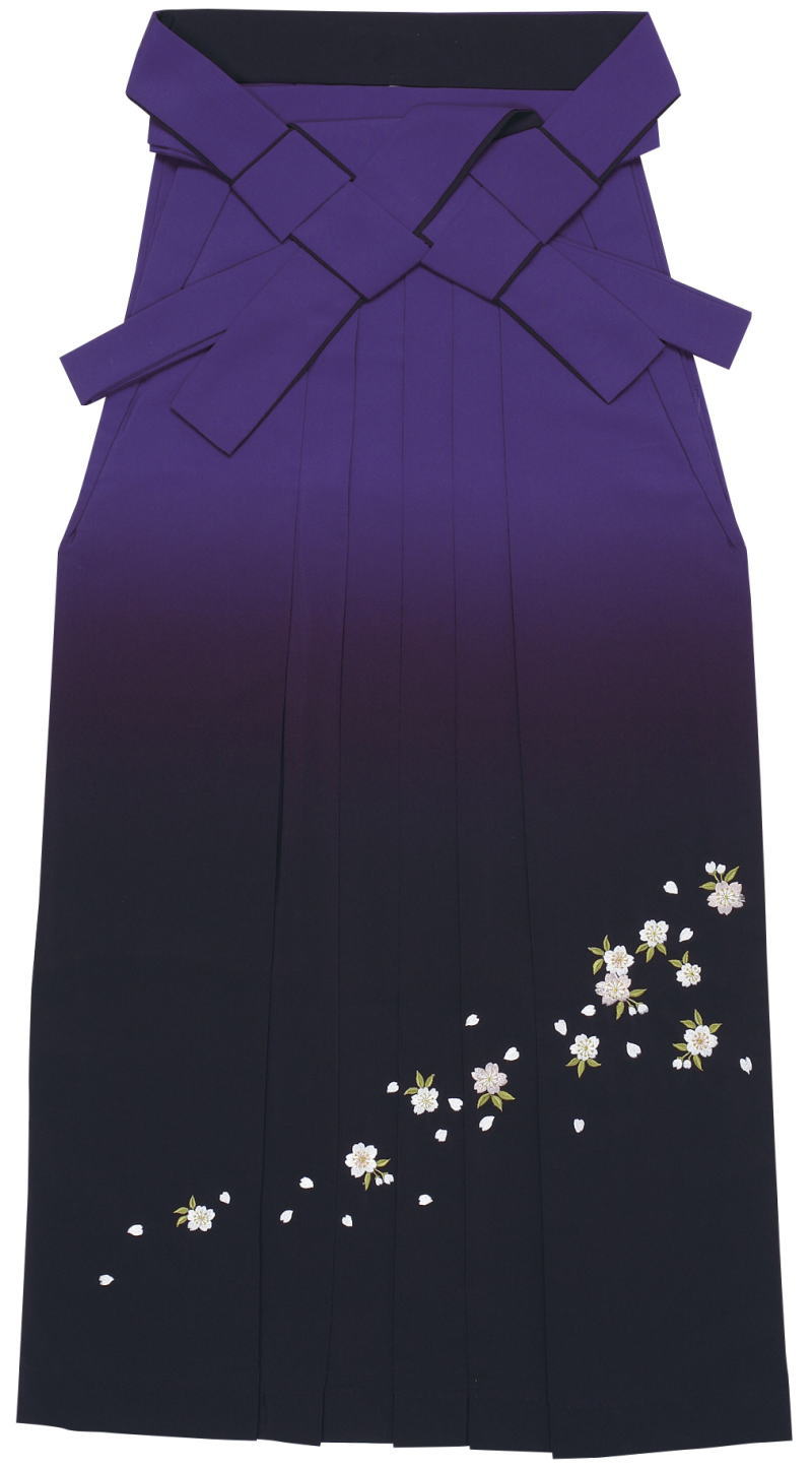 ぼかし袴刺繍入り 出-5372 レディース袴
