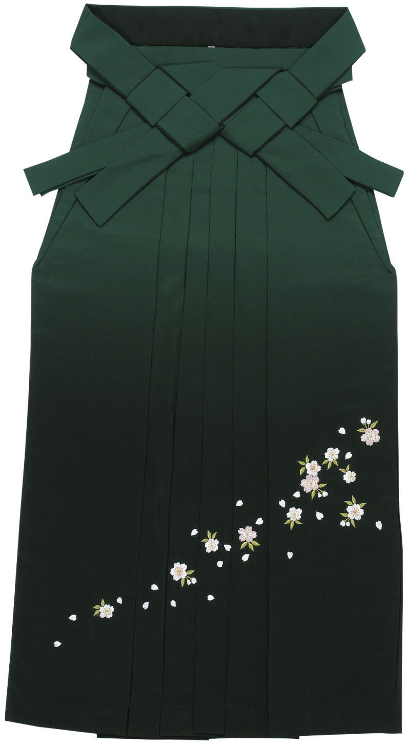 ぼかし袴刺繍入り 出-5373 レディース袴