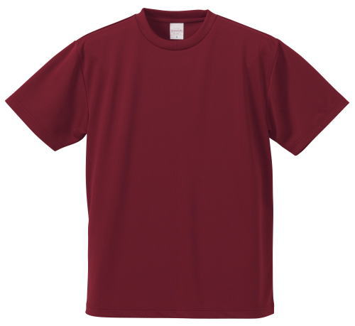 ドライTシャツ L(バーガンディ) ドライTシャツ
